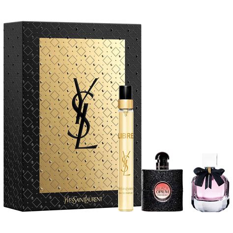 ysl trio perfume set price|yves saint laurent perfume gift set.